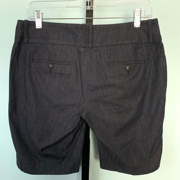LOFT Dark Chambray Bermuda Shorts Size 4 - Picture 6 of 6